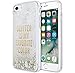 Kate Spade New York Clear Liquid Glitter Case for Apple iPhone 7 - Glitter is My Favorite Color (Gold)