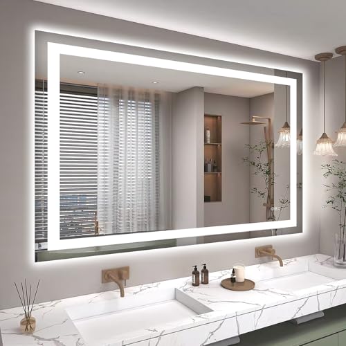 Hivone LED Bathroom Mirror Anti-Fog Dimmable