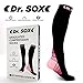 Compression Socks For Women and Men | Fits Most Wide Calfs - Great for Varicose Veins, Leather Riding Boots, Travel, Medical Nurse, Running, Pregnancy, Swelling. (S/M - US Women 5.5-8.5 / US Men 5-9)