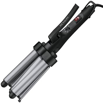 Amazon Com Revlon 3 Barrel Jumbo Ceramic Hair Waver Beauty