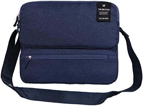 YingOnly Polyester Shoulder Bag Outdoor Sport Travel Work Messenger Cross body Bag (Navy Blue)