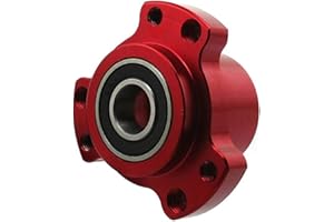 DJ-Motor 5/8" Red Speed Bearings Lightened Billet Front Wheel Hub Come with Dual Sealed for Go Kart Mini Bike Drift Trike