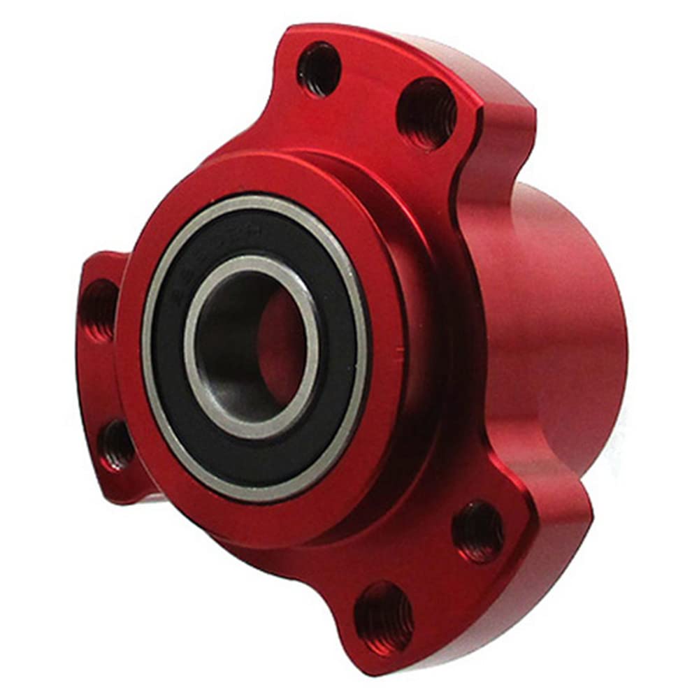 Photo 1 of DJ-Motor 5/8" Red Speed Bearings Lightened Billet Front Wheel Hub Come with Dual Sealed for Go Kart Mini Bike Drift Trike