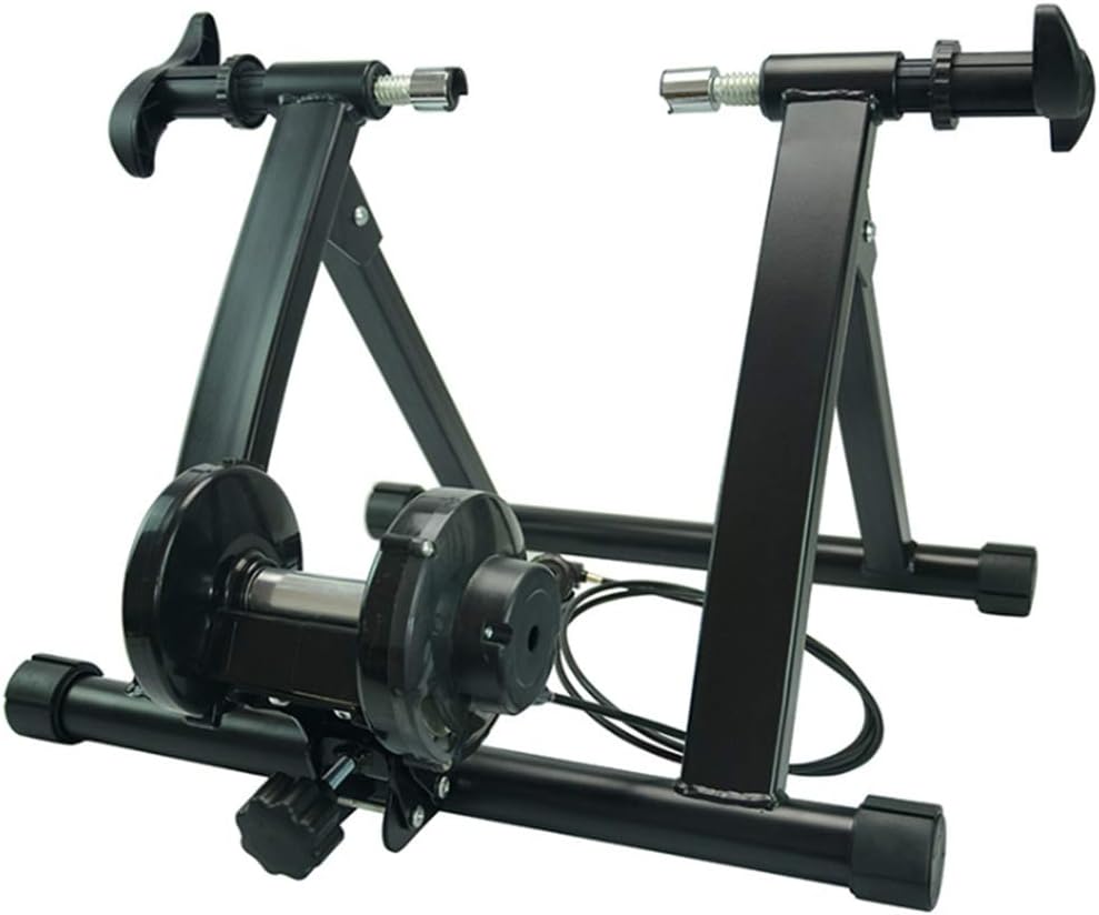 YWZQ Indoor Bike Trainer, 7-Speed Remote Control Centrifugal Force Damping Indoor Eexercise Bicycle Foldable Turbo Trainer for Road And Mountain Bikes Roles