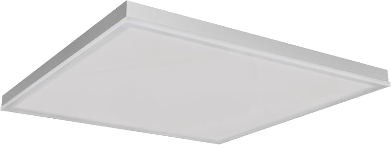 Plafón LED inteligente, panel interior con tecnología WiFi, color de luz cambiante (3000K-6500K), 300 mm x 300 mm, compatible con Google y Alexa Voice Control, SMART+ WIFI PLANON FRAMELESS