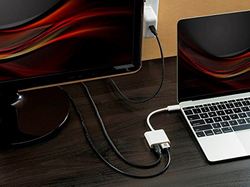 Monoprice Select Series USB-C to HDMI & USB-C (F) Dual Port Adapter