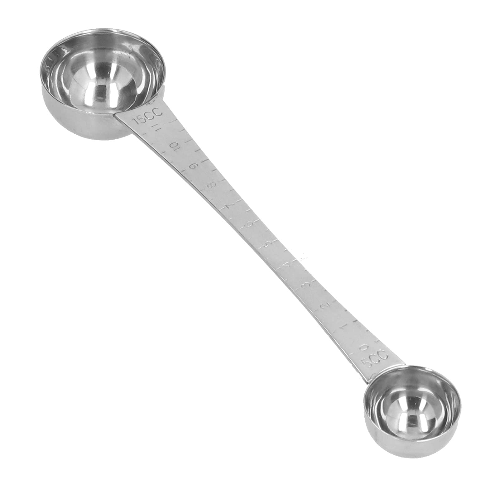 Stainless Steel Coffee Spoon, Double Ended Measuring Spoon with Scale Kitchen Utensils for Home