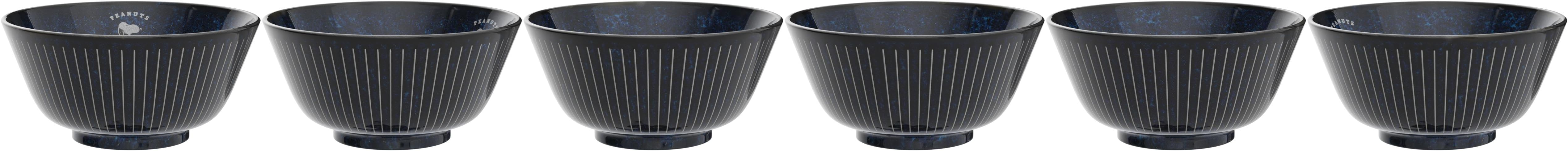 Amazon Com Peanuts Snoopy Indigo Rice Bowl Everything Else