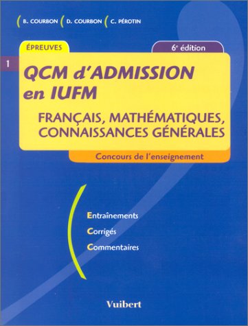 QCM d'admission en IUFM