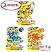 Heroes of Goo JIT Zu (3 Pack) Blazagon, Silverback, Simian with 2 GosuToys Stickers