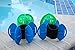 AquaLogix Total Body Pool Weights for Water Exercise Bundle, Polycarbonate Upper Body Bells & Padded Lower Body Fins, Aqua Therapy, Pool Exercise, Water Aerobics, Color Indicate Resistance Level