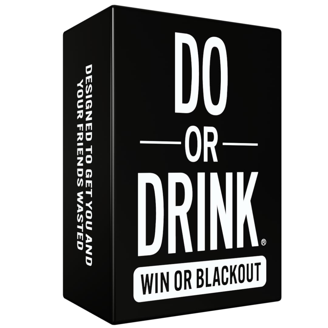 Do or Drink Drinking Card Games for Adults - Fun Adult Games for Game Night & Parties - 18th Birthday Gift & Hen's Party Games with 350 Cards & 175 Challenges That Will Get You Drinking