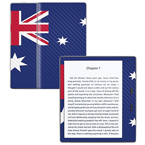 MightySkins Carbon Fiber Skin for Amazon Kindle Oasis 7" (9th Gen) - Australian…