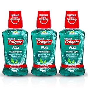 Colgate Plax Fresh Mint Mouthwash – 750 ml (250 ml – Pack of 3)