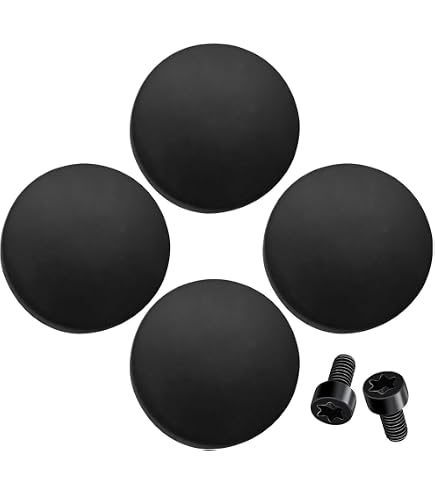 Doorbell Button Replacement Kit – 4 Silicone & Metal Buttons + Screws, Fits Video Doorbell Pro, Rust-Resistant