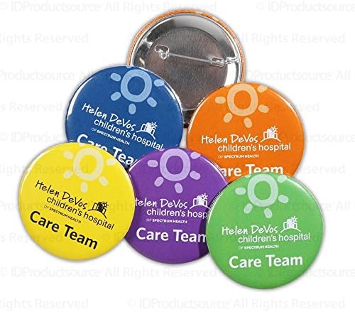 100 Custom Pin Back Round 1.5" Button persoanlized with your Logo or Message Full Color Digital Print