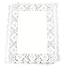 Juvale Rectangular Paper Placemats & Doilies for Dessert Trays - White 15.5 x 11.7 in 100 Pack - Disposable Placemats & Tea Party Decorations - Paper Doilies for Tables
