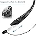 Bluetooth Headphones, Rymemo Shine Like Diamond Surface Wireless Bluetooth Headset Sports Earphones w/ Mic HD Stereo In Ear Earbuds for Gym Running Workout Headsets, Black