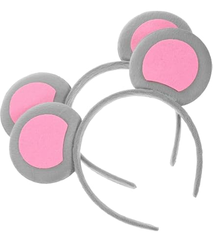 Serre-tête Souris Avec Toque De Chef - Déguisement Halloween Mignon - Oreilles En Peluche - Pour Femmes, Enfants