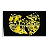 Wu-Tang Clan Rock Music Band Flag Banner Team Logo 3-by-5 Foot Indoor/Outdoor
