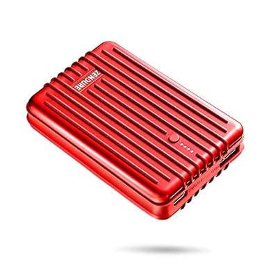 Zendure A3TC 10000mAh USB-C Portable Charger, Ultra-Durable Power Bank with 3A Output, Zen+ Technology External Battery for iPhone X / 8 Plus, iPad Pro/Air 2, Samsung Galaxy S9 Plus and More - Red