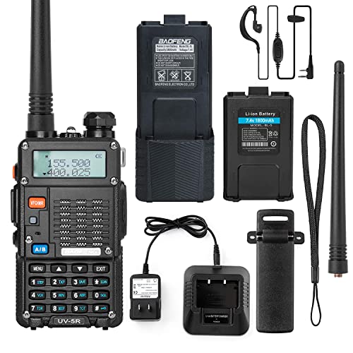 Ham Radio, Baofeng UV5R Pro Radio, 128 Channels Programmable Dual Band