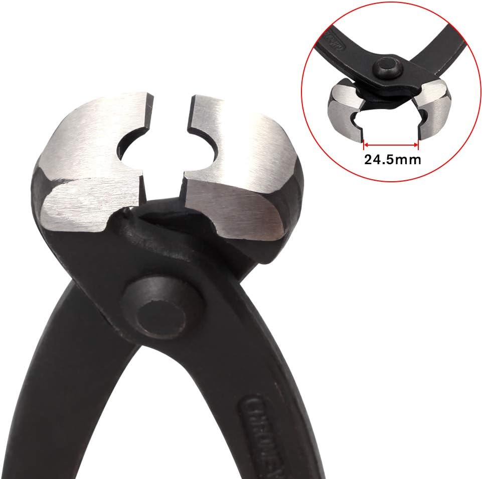 SPEEDWOX 9 Inches Ear Clamp Pliers Front and Side Jaw Ear Clamp Pincers
