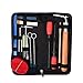 QStyle Piano Tuning Kit - Professional 16 pcs Tools Including Tune Hammer Lever Felt, Mutes, Fork