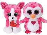 Ty 2018 Valentine Set of Two Beanie Boos - ROMEO & JULIET