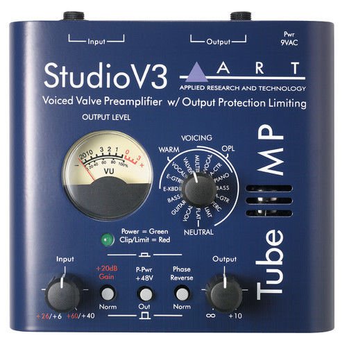 Art tubempstv3 variable valve voicing tube mic preamp w…