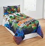 TMNT Ninja Turtles Training 4pc Twin Bedding Set