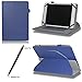 ProCase Universal 360 Rotating Stand Folio Case Cover for 7-8 inch Tablet Dragon Touch, Chromo Inc, ProntoTec, NeuTab, Nextbook, Tagital, Alldaymall, iRulu, RCA, iView Android Tablet (Navy Blue)