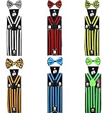 Enimay Combo Pack Suspenders & Bow Ties (Many Colors Available)