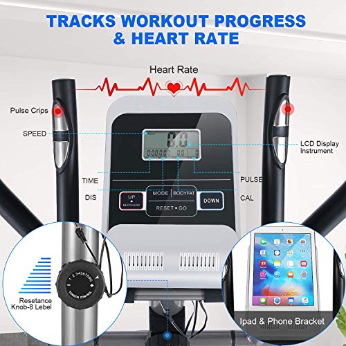 ANCHEER Elliptical,Exercise Equipment,Elliptical Machines for Home Use