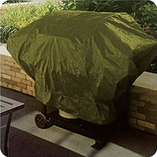 Hanjet 8 x 10 5 Mil Thick Camping Tarp Shelter Waterproof Tarps for Boat Pool with Grommets Army Green - Thumbnail 4