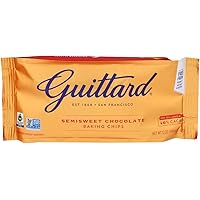 Guittard Baking Chips, Semi Sweet Chocolate, 12 oz