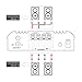 ONEU Audio Amplifier, Bluetooth Power Amplifier,Subwoofer Amp for Car with USB/SD/MP3 Reader, LED Display Screen Stereo Amplifier with Remote Controlthumb 3