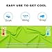 Balhvit Cooling Towel, Cool Towel for Instant Cooling Relief, Chilling Neck Wrap, Ice Cold Scarf for Men & Women, 47x14'', Microfiber Bandana - Evaporative Chilly Towel for Yoga Golf Travel Beach