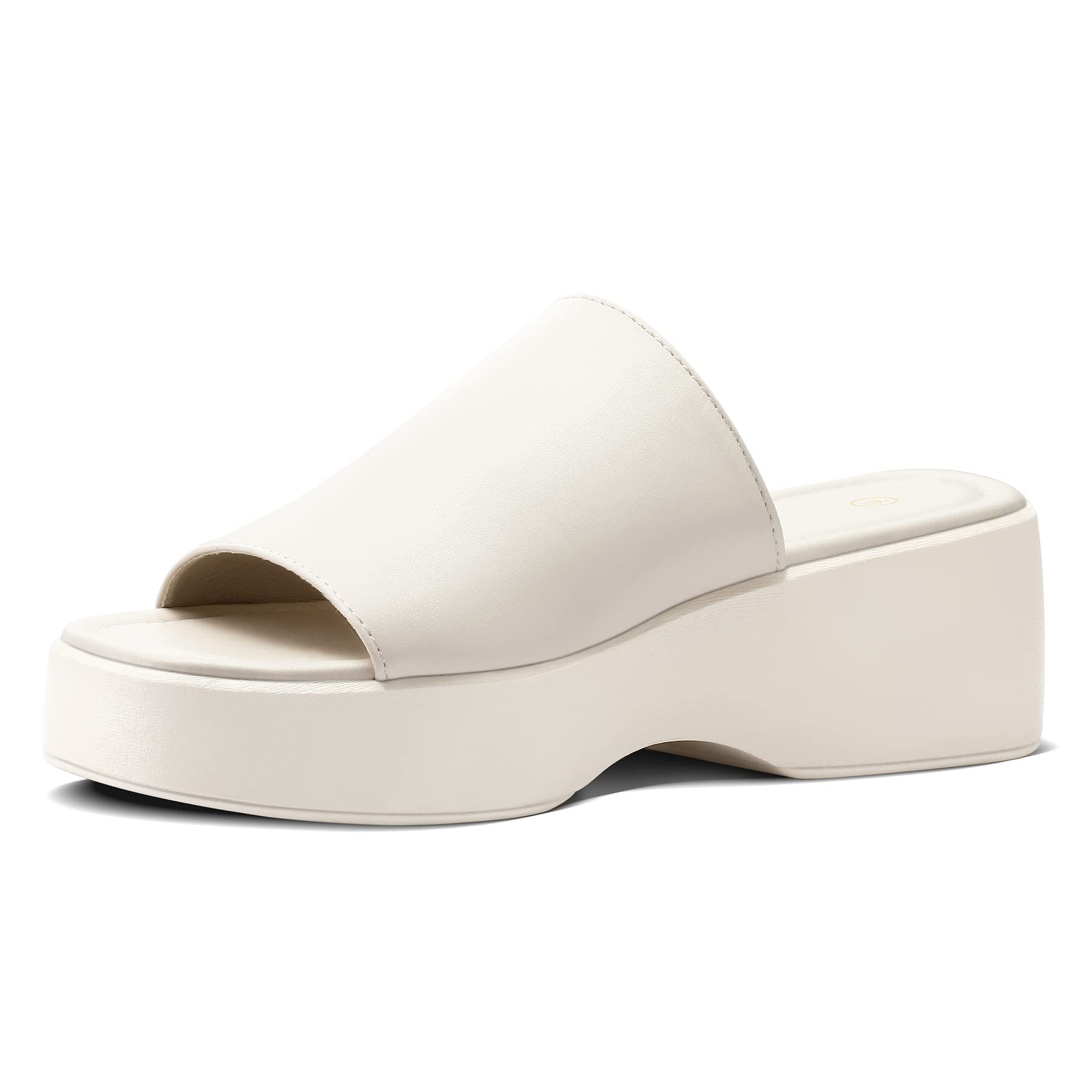 mysoft Women's Wedge Platform Sandals Open Toe Slip