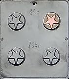 Star Oreo Cookie Sandwich Chocolate Candy Mold 1640