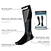 HOFAM 3 Pairs Compression Socks for Women and Men 20-30mmHg Graduated Athletic Support Socks for Running Nurses Shin Splints Flight Travel XXL