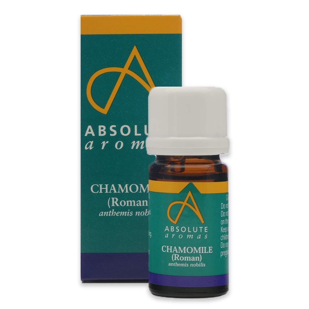 Absolute Aromas Roman Chamomile Essential Oil 5ml - 100% Pure, Natural, Vegan, Undiluted and Cruelty-Free - for use in a Diffuser and Aromatherapy Blends