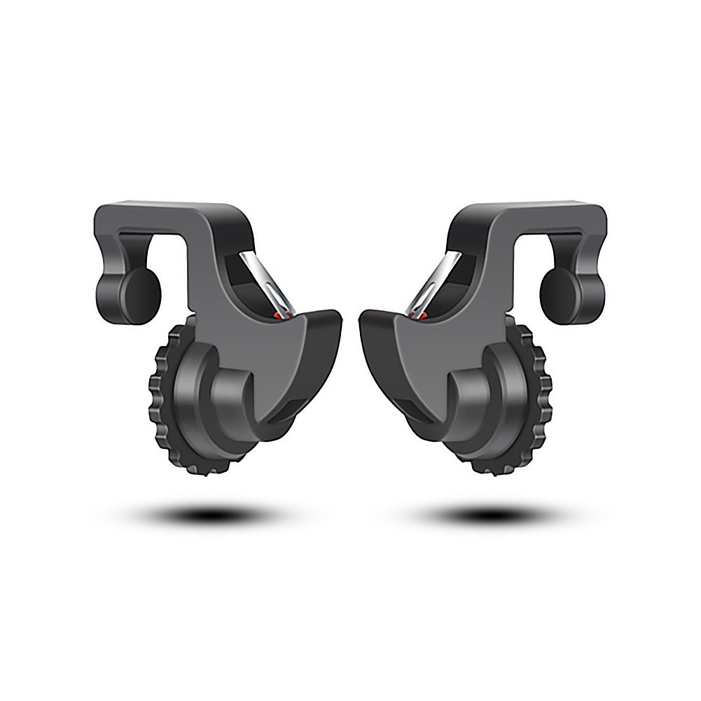 PRODELI PUBG Mobile荒野行動コントローラー最新版7代目スマホホルダー機能付き補助クイックショットボタンゲームパッド人間工学設計 感度高く 疲れず 左右分けず 押しボタン各種ゲーム対応可能iPhone/Android対応（二個入れ）