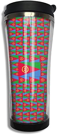 DELETIY Eritrea Flag 10.6 Oz Stainless Steel Vacuum Cup Leak Proof Sport Cup Travel Coffee Mug Thermos Cup