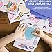24 Make A Unicorn Stickers for Kids - Unicorn Theme Birthday Party Favors | 5.9 x 8.3 inches, 4 Styles | Fun Craft Project Unicorn Party Supplies for Children 3+