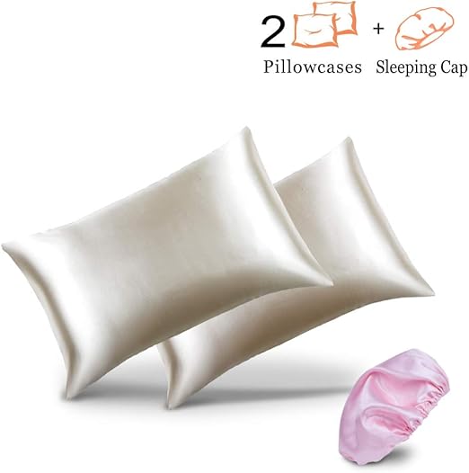 Amazon Com Lanest Housing Satin Silk Pillowcase Queen Beige