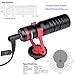 Professional Hi-sensity Hi-fidelity Mini Shotgun Video Condenser Microphone External Mic Compatible for DSLR Camera Camcorder Smartphone iPhone for Interview Podcast Live Streaming Vlog Youtube Studio