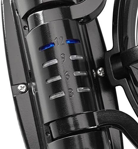 SEEKR Sirocco II, 7010CABBX, 3-Speed, 360 Degree Airflow, Direct Wire Gimbal Fan, 125/185 CFM, 12/24V, Black, 17.8cm Blade - Image 4