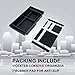 JKCOVER Center Console Organizer Tray Compatible with 2019 Chevy Silverado 1500/GMC Sierra 1500 and 2020 Chevy Silverado/GMC Sierra 1500/2500/3500 HD Accessories - Full Cebter Console Models ONLY