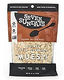 Seven Sundays Gluten Free Muesli - Bircher Unsweetened Apple Cinnamon {12 oz. pouches, 6 Count} - Non-GMO Certified, Hot or Cold Breakfast Muesli